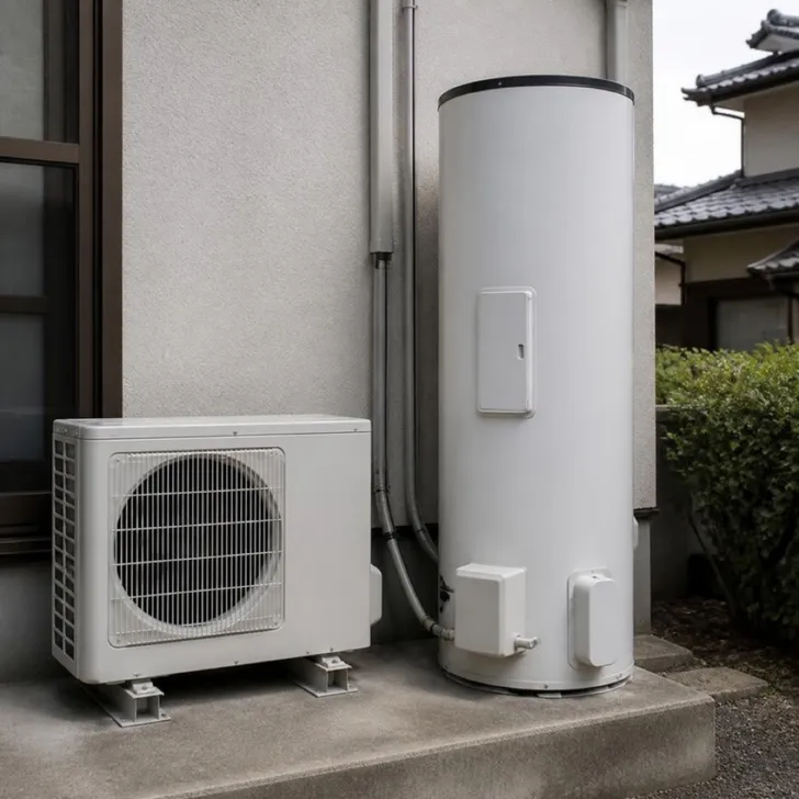 エコキュートの貯湯タンク(イメージ)